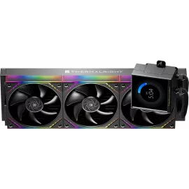 Система водяного охлаждения Thermalright Peerless Vision 360 ARGB Soc-AM5/AM4/1200/1700/1851 черный 4-pin 28.2dB Al LCD Ret (P-VISION-360-BL-ARGB)