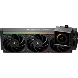 Система водяного охлаждения Thermalright Peerless Vision 360 UB ARGB Soc-AM5/AM4/1200/1700/1851 черный 4-pin 27dB Al LCD Ret (P-VISION-UB-360-BL-ARGB)