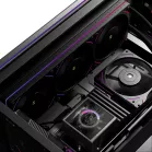 Система водяного охлаждения Thermalright Peerless Vision 360 UB ARGB Soc-AM5/AM4/1200/1700/1851 черный 4-pin 27dB Al LCD Ret (P-VISION-UB-360-BL-ARGB)