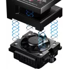 Система водяного охлаждения Thermalright Stream Vision 360 нет подсветки Soc-AM5/AM4/1200/1700/1851 черный 4-pin 31.4dB Al LCD Ret (S-VISION-360-BL)