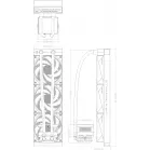 Система водяного охлаждения Thermalright Stream Vision 360 нет подсветки Soc-AM5/AM4/1200/1700/1851 черный 4-pin 31.4dB Al LCD Ret (S-VISION-360-BL)