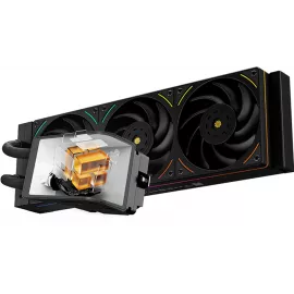 Система водяного охлаждения Thermalright Wonder Vision 360 UB ARGB Soc-AM5/AM4/1200/1700/1851 черный 4-pin 27dB Al LCD Ret (W-VISION-UB-360-BL-ARGB)