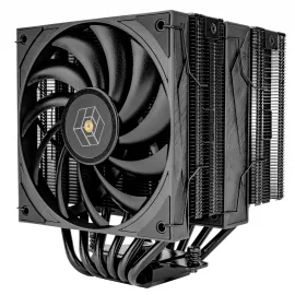 Устройство охлаждения(кулер) Thermalright Royal Knight 120 нет подсветки Soc-AM5/AM4/1200/1700/1851 черный 4-pin 29.4dB Al+Cu Ret (RK120-BL)