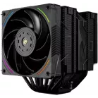 Устройство охлаждения(кулер) Thermalright Royal Pretor 130 Ultra ARGB Soc-AM5/AM4/1200/1700/1851 черный 4-pin 27dB Al+Cu Ret (RP130-ULTRA-BL)