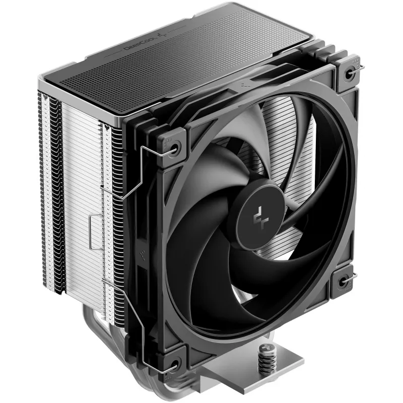 Устройство охлаждения(кулер) Deepcool AG600 нет подсветки Soc-AM5/AM4/1200/1700/1851 серебристый/черный 4-pin 29.22dB Al+Cu 260W 686gr Ret (R-AG600-BKNPMG2-G)