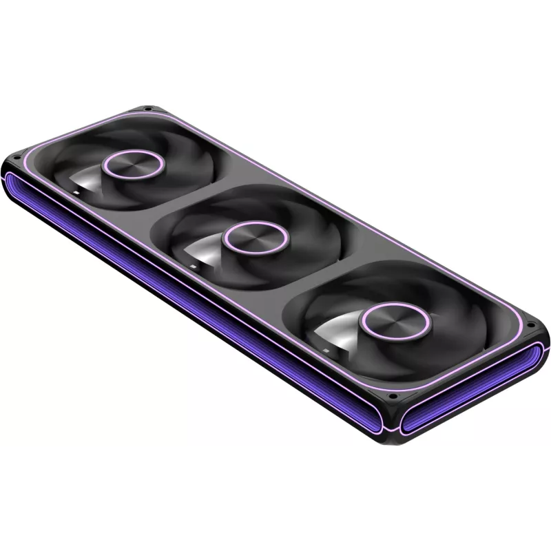 Вентилятор для корпуса Formula Air Fusion 3 LT Reverse ARGB 120х120x28 черный 4-pin 29.2дБ (упак.:3шт) (AIR FUSION 3 LT BK REVERSE) Ret