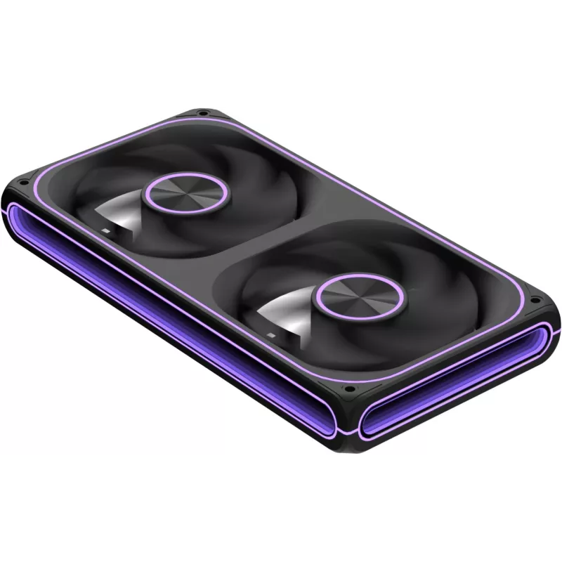 Вентилятор для корпуса Formula Air Fusion 2 LT ARGB 120х120x28 черный 4-pin 24.8дБ (упак.:2шт) (AIR FUSION 2 LT BK) Ret