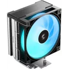 Устройство охлаждения(кулер) Deepcool AG400 G2 ARGB Soc-AM5/AM4/1200/1700/1851 серебристый/черный 4-pin 30.93dB Al+Cu 230W 641gr Ret (R-AG400-BKAMMG2-G)