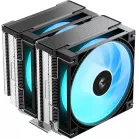Устройство охлаждения(кулер) Deepcool AG620 G2 ARGB Soc-AM5/AM4/1200/1700/1851 серебристый/черный 4-pin 30.93dB Al+Cu 270W 1046gr Ret (R-AG620-BKAMMG2-G)