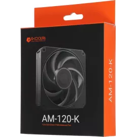 Вентилятор для корпуса ID-Cooling AM-120-K 120х120x25 черный 4-pin 31дБ Ret