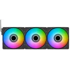 Вентилятор для корпуса Thermaltake CT140 EX Infinity ARGB 140х140x25 черный 4-pin 29.2дБ (упак.:3шт) (CL-F242-PL14SW-A) Ret