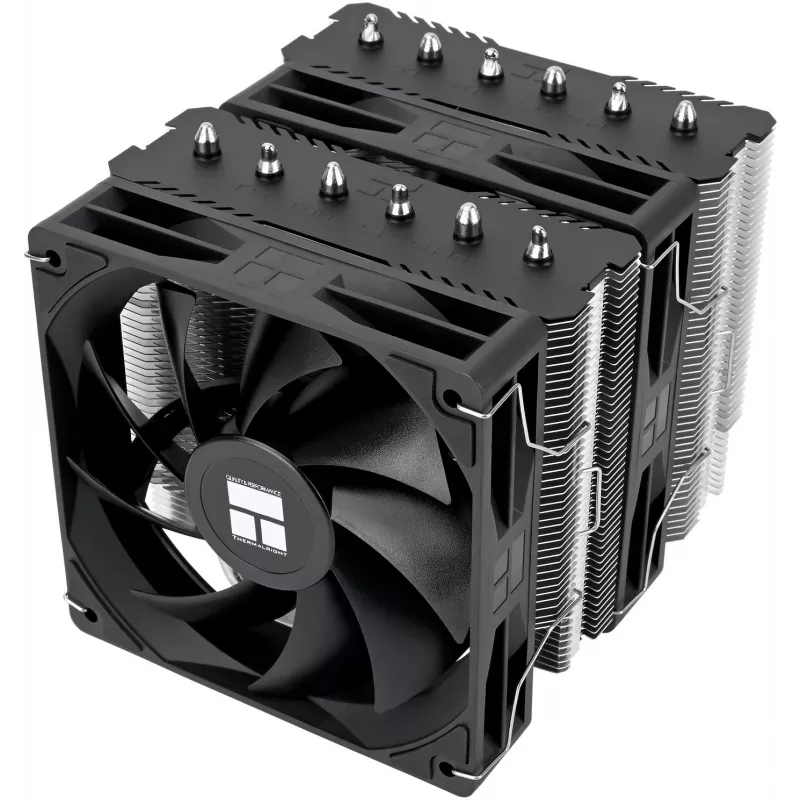 Устройство охлаждения(кулер) Thermalright Peerless Assassin 120 SE V2 нет подсветки Soc-AM5/AM4/1200/1700/1851 серебристый/черный 4-pin 29.5dB Al+Cu 730gr Ret (PA120-SE-V2)
