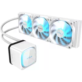 Система водяного охлаждения Gigabyte Eagle 360 ICE ARGB Soc-AM5/AM4/1200/1700/1851 белый 4-pin 13-37.6dB Al Ret (GP-GIGABYTE EAGLE 360I)