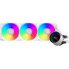 Система водяного охлаждения PcCooler DA360 V2 ARGB Soc-AM5/AM4/1200/1700/1851 белый 4-pin 36.5dB Al 300W Ret (DA360V2-WHAWXX-GL)