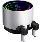 Система водяного охлаждения PcCooler DA360 V2 ARGB Soc-AM5/AM4/1200/1700/1851 белый 4-pin 36.5dB Al 300W Ret (DA360V2-WHAWXX-GL)