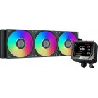 Система водяного охлаждения PcCooler GT360 Digital ARGB Soc-AM5/AM4/1200/1700/1851 черный 4-pin 15-38.6dB Al LCD 310W Ret (GT360-BKAWXX-GL)