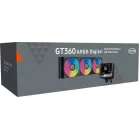 Система водяного охлаждения PcCooler GT360 Digital ARGB Soc-AM5/AM4/1200/1700/1851 черный 4-pin 15-38.6dB Al LCD 310W Ret (GT360-BKAWXX-GL)