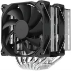 Устройство охлаждения(кулер) Zalman CNPS12X BP нет подсветки Soc-AM5/AM4/1200/1700/1851 черный 4-pin 32.2dB Al+Cu 260W 750gr Ret
