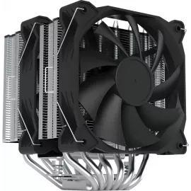 Устройство охлаждения(кулер) Zalman CNPS12X BP нет подсветки Soc-AM5/AM4/1200/1700/1851 черный 4-pin 32.2dB Al+Cu 260W 750gr Ret