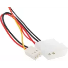 Вентилятор для корпуса Deepcool XFan 120 120х120x25 черный 3-pin 4-pin (Molex) 24дБ (DP-FDC-XF120) Ret