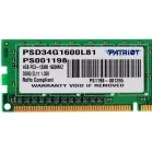 Память DDR3L 4Gb 1600MHz Patriot PSD34G1600L81 Signature RTL PC3-12800 CL11 DIMM 240-pin 1.35В single rank Ret