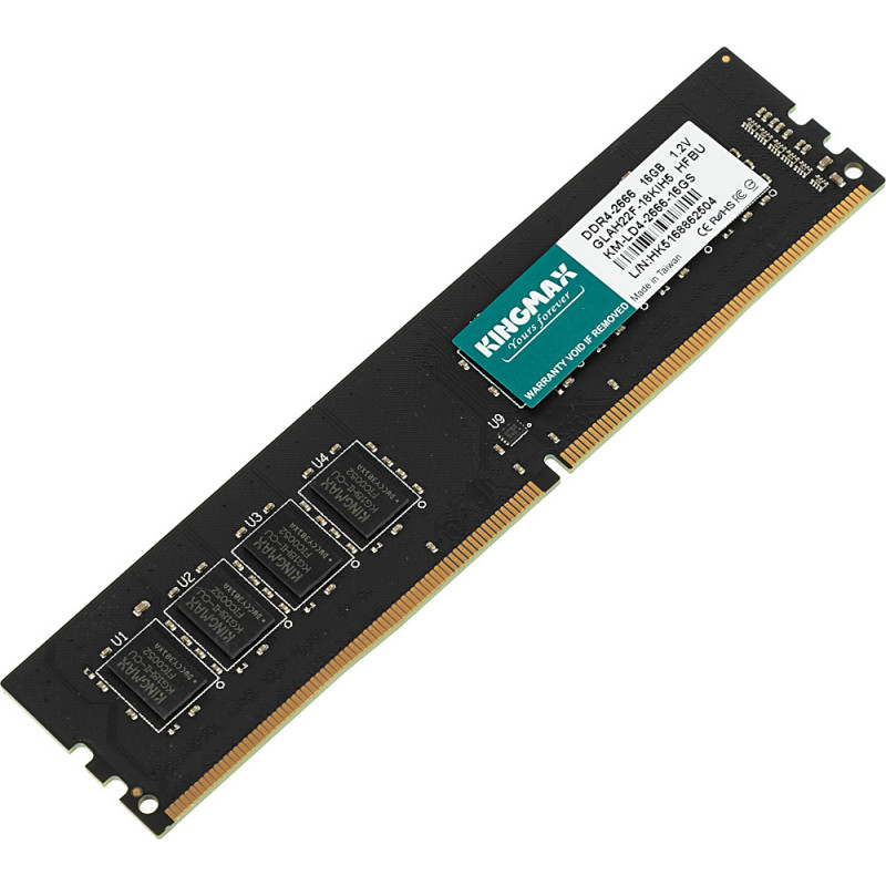 Память DDR4 16Gb 2666MHz Kingmax KM-LD4-2666-16GS RTL PC4-21300 CL19 DIMM 288-pin 1.2В Ret