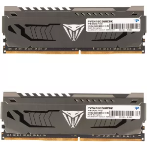  DDR4 2x8Gb 3600MHz Patriot PVS416G360C8K Viper Steel RTL Gaming PC428800 CL18 DIMM 288pin 135 single rank Ret