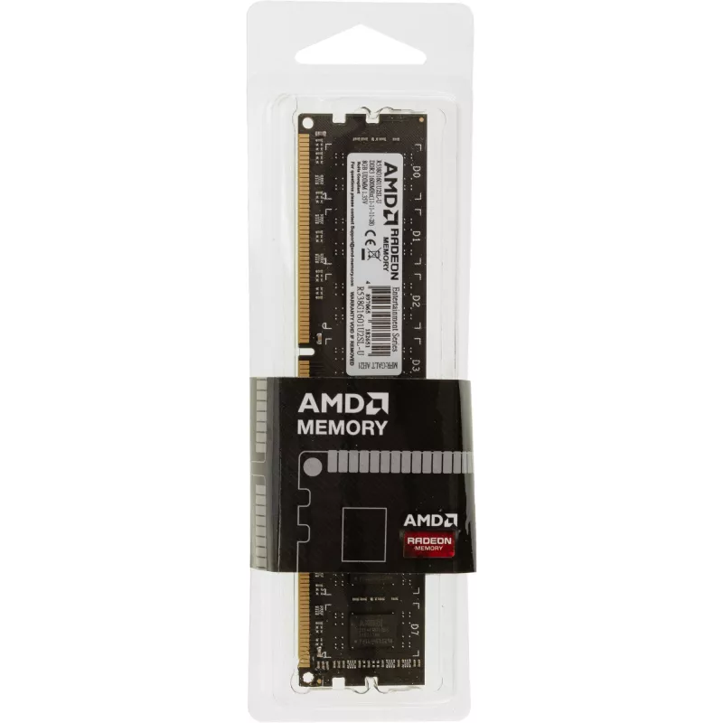 Память DDR3L 8Gb 1600MHz AMD R538G1601U2SL-U RTL PC3-12800 CL11 DIMM 240-pin 1.35В Ret