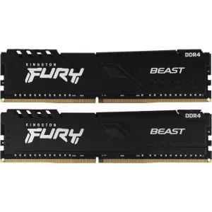  DDR4 2x32Gb 3600MHz Kingston KF436C18BBK264 Fury Beast Black RTL Gaming PC428800 CL18 DIMM 288pin 135 dual rank Ret