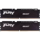 Память DDR5 2x16Gb 5200MHz Kingston KF552C40BBK2-32 Fury Beast RTL Gaming PC5-41600 CL40 DIMM 288-pin 1.25В kit single rank с радиатором Ret
