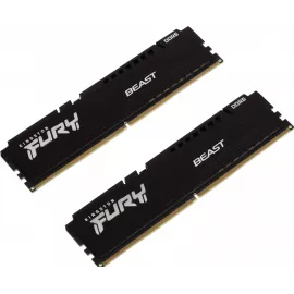 Память DDR5 2x16GB 5600MHz Kingston KF556C40BBK2-32 Fury Beast RTL Gaming PC5-44800 CL40 DIMM 288-pin 1.25В single rank с радиатором Ret