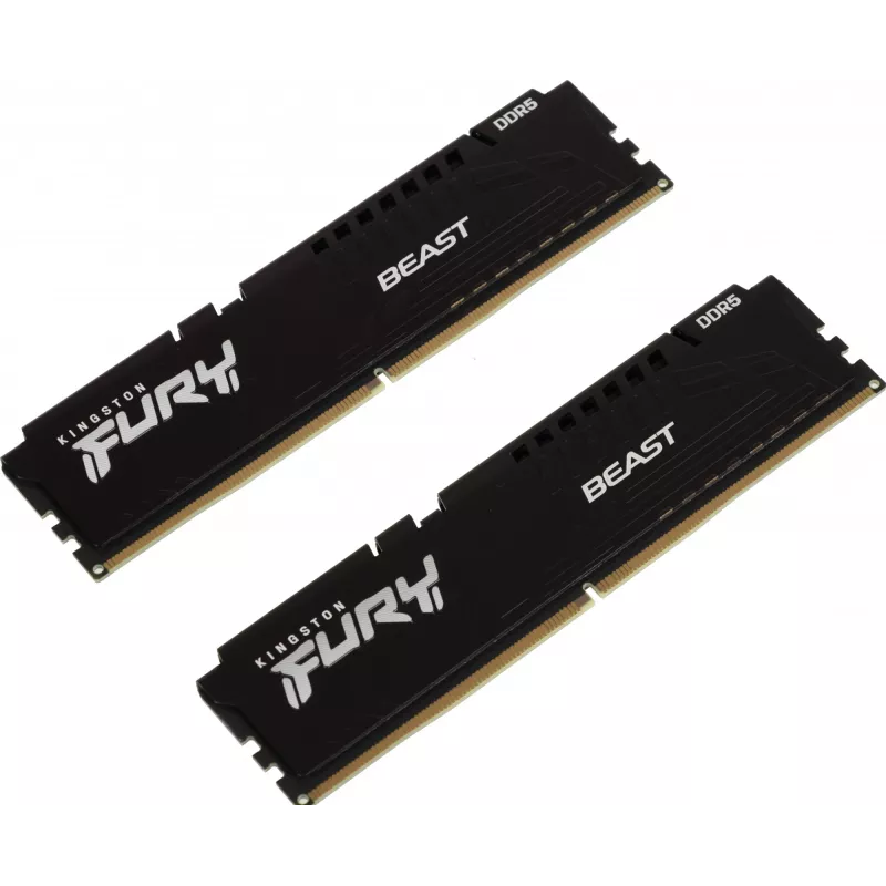 Память DDR5 2x16GB 5600MHz Kingston KF556C40BBK2-32 Fury Beast RTL Gaming PC5-44800 CL40 DIMM 288-pin 1.25В single rank с радиатором Ret