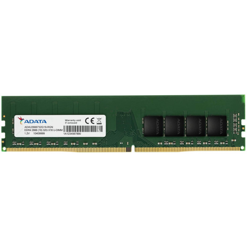 Память DDR4 8Gb 2666MHz A-Data AD4U26668G19-SGN RTL PC4-21300 CL19 DIMM 288-pin 1.2В Ret
