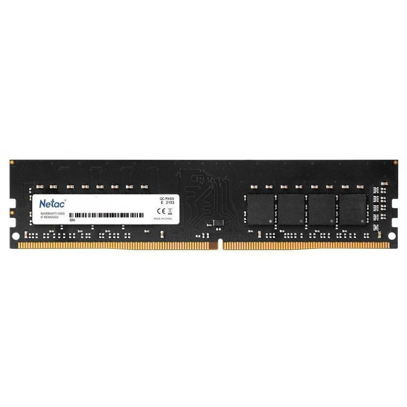Память DDR4 8Gb 2666MHz Netac NTBSD4P26SP-08 Basic RTL PC4-21300 CL19 DIMM 288-pin 1.2В single rank Ret
