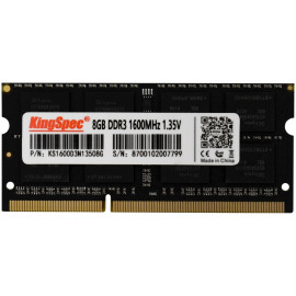 Память DDR3 8Gb 1600MHz Kingspec KS1600D3N13508G RTL PC3-12800 CL11 SO-DIMM 204-pin 1.35В