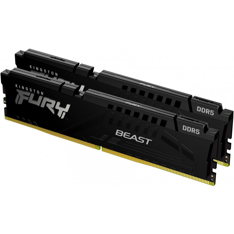Память DDR5 2x32GB 5200MHz Kingston KF552C40BBK2-64 Fury Beast RTL Gaming PC5-41600 CL40 DIMM 288-pin 1.25В kit dual rank с радиатором Ret Память DDR5 2x32GB 5200MHz Kingston KF552C40BBK2-64 Fury Beast RTL Gaming PC5-41600 CL40 DIMM 288-pin 1.25В kit dual rank с радиатором Ret