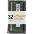 Память DDR4 32Gb 2666MHz Digma DGMAS42666032D RTL PC4-21300 CL19 SO-DIMM 260-pin 1.2В dual rank Ret