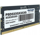 Память DDR5 32GB 4800MHz Patriot PSD532G48002S RTL PC5-38400 CL40 SO-DIMM 262-pin 1.1В dual rank Ret