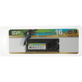 Память DDR4 16Gb 3200MHz Silicon Power SP016GBSFU320F02 RTL PC4-25600 CL22 SO-DIMM 260-pin 1.2В single rank Ret