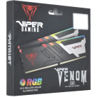 Память DDR5 2x16Gb 6200MHz Patriot PVVR532G620C40K Viper Venom RGB RTL Gaming PC5-49600 CL40 DIMM 288-pin 1.35В kit с радиатором Ret