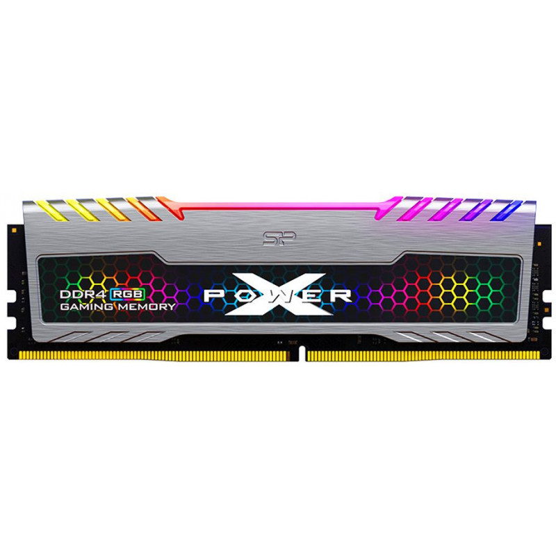 Память DDR4 8GB 3600MHz Silicon Power SP008GXLZU360BSB Xpower Turbine RGB RTL Gaming PC4-28800 CL18 DIMM 260-pin 1.35В kit single rank с радиатором Ret Память DDR4 8GB 3600MHz Silicon Power SP008GXLZU360BSB Xpower Turbine RGB RTL Gaming PC4-28800 CL18 DIMM 260-pin 1.35В kit single rank с радиатором Ret