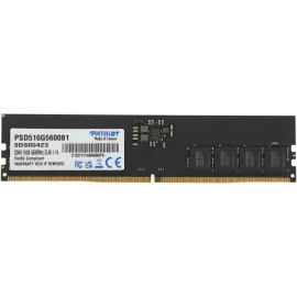 Память DDR5 16GB 5600MHz Patriot PSD516G560081 Signature RTL PC5-44800 CL46 DIMM 288-pin 1.1В single rank Ret