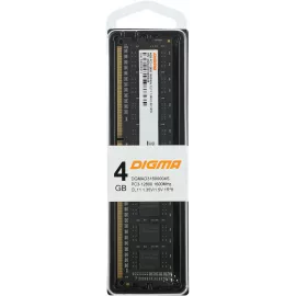Память DDR3 4GB 1600MHz Digma DGMAD31600004S RTL PC3-12800 CL11 DIMM 240-pin 1.35В single rank Ret