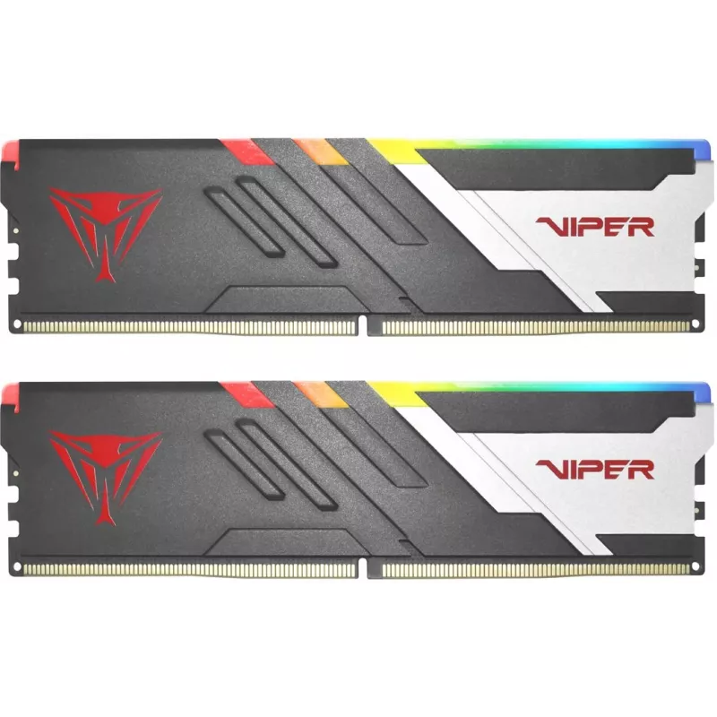 Память DDR5 2x16Gb 6800MHz Patriot PVVR532G680C34K Viper Venom RGB RTL Gaming PC5-54400 CL34 DIMM 288-pin 1.4В kit с радиатором Ret