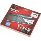 Память DDR5 2x16Gb 7000MHz Patriot PVV532G700C32K Viper Venom RTL Gaming PC5-56000 CL32 DIMM 288-pin 1.45В kit с радиатором Ret