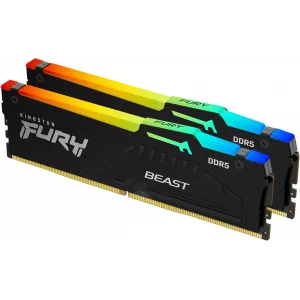  DDR5 2x8Gb 6000MHz Kingston KF560C36BBEAK216 Fury Beast RGB RTL Gaming PC548000 CL36 DIMM 288pin 135 single rank Ret