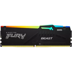  DDR5 32Gb 5200MHz Kingston KF552C40BBA32 Fury Beast Black RGB RTL Gaming PC541600 CL40 DIMM 288pin 125 dual rank Ret