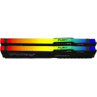 Память DDR5 2x32Gb 5600MHz Kingston KF556C40BBAK2-64 Fury Beast Black RGB RTL Gaming PC5-44800 CL40 DIMM 288-pin 1.25В dual rank с радиатором Ret