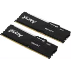 Память DDR5 2x32Gb 5600MHz Kingston KF556C40BBAK2-64 Fury Beast Black RGB RTL Gaming PC5-44800 CL40 DIMM 288-pin 1.25В dual rank с радиатором Ret