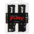 Память DDR5 2x32Gb 5600MHz Kingston KF556C40BBAK2-64 Fury Beast Black RGB RTL Gaming PC5-44800 CL40 DIMM 288-pin 1.25В dual rank с радиатором Ret
